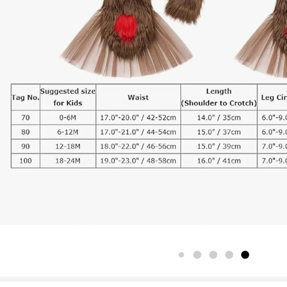 New Reindeer faux fur costume dress leg warmers headband antlers 12-18 months